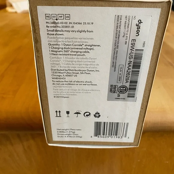 Dyson Corrale Hair Straightener in Black and Magenta with box from Sephora - Picture 7 of 9